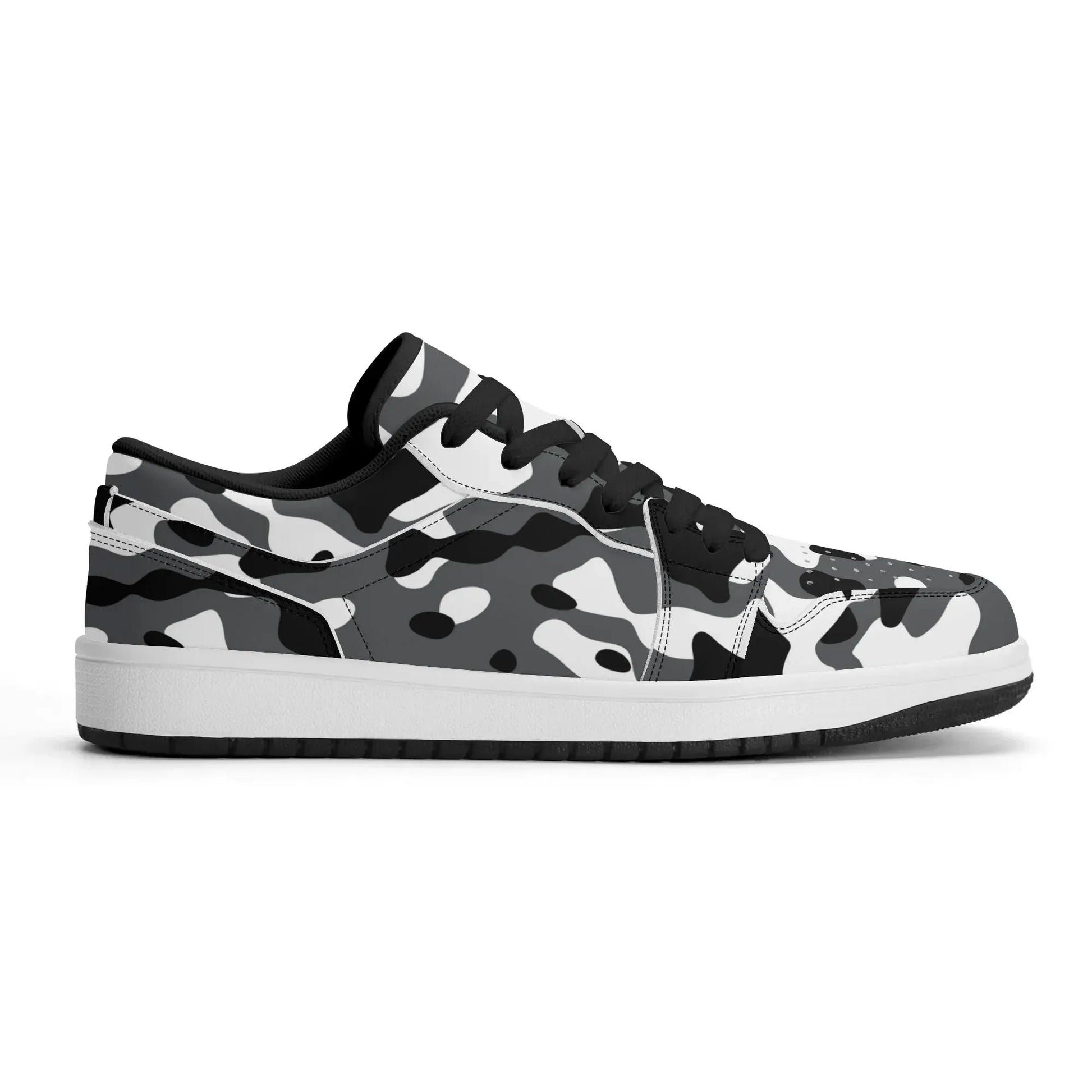 schwarz-grau-weiss-camouflage-low-top-leder-sneaker-fur-herren-sneaker-jlr-design-12 - JLR Design