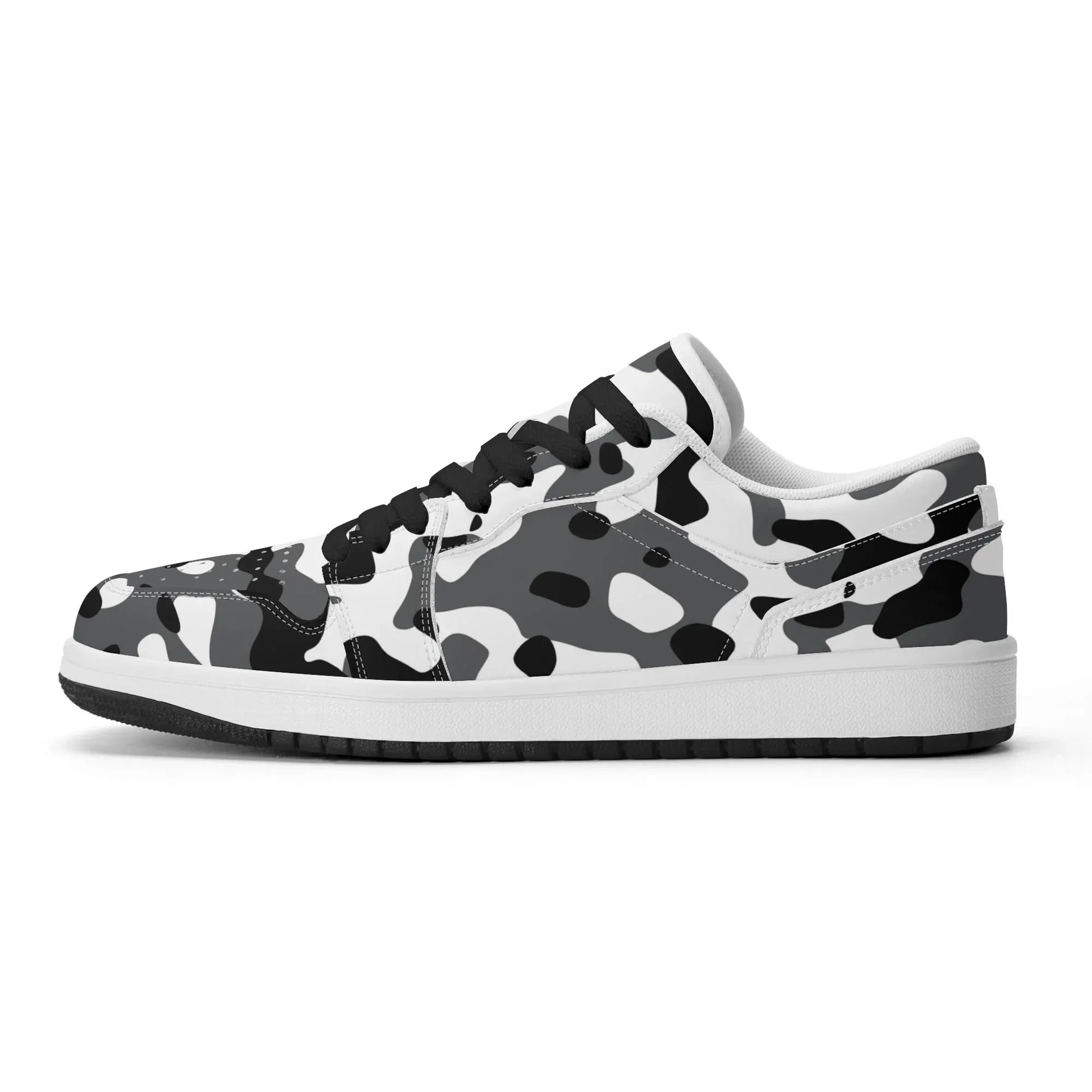 schwarz-grau-weiss-camouflage-low-top-leder-sneaker-fur-herren-sneaker-jlr-design-2 - JLR Design