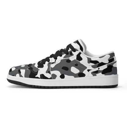 schwarz-grau-weiss-camouflage-low-top-leder-sneaker-fur-herren-sneaker-jlr-design-2 - JLR Design