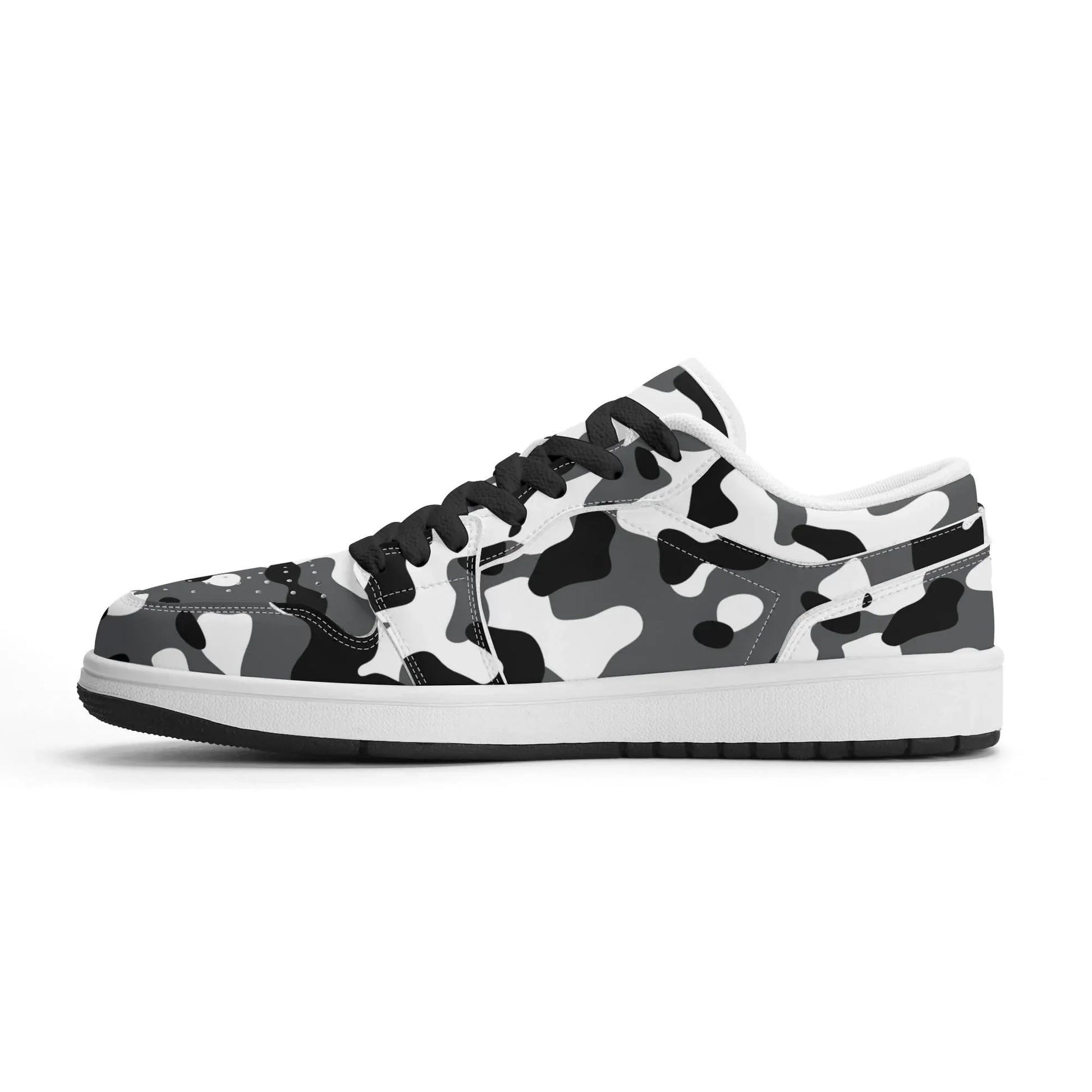 schwarz-grau-weiss-camouflage-low-top-leder-sneaker-fur-herren-sneaker-jlr-design-4 - JLR Design