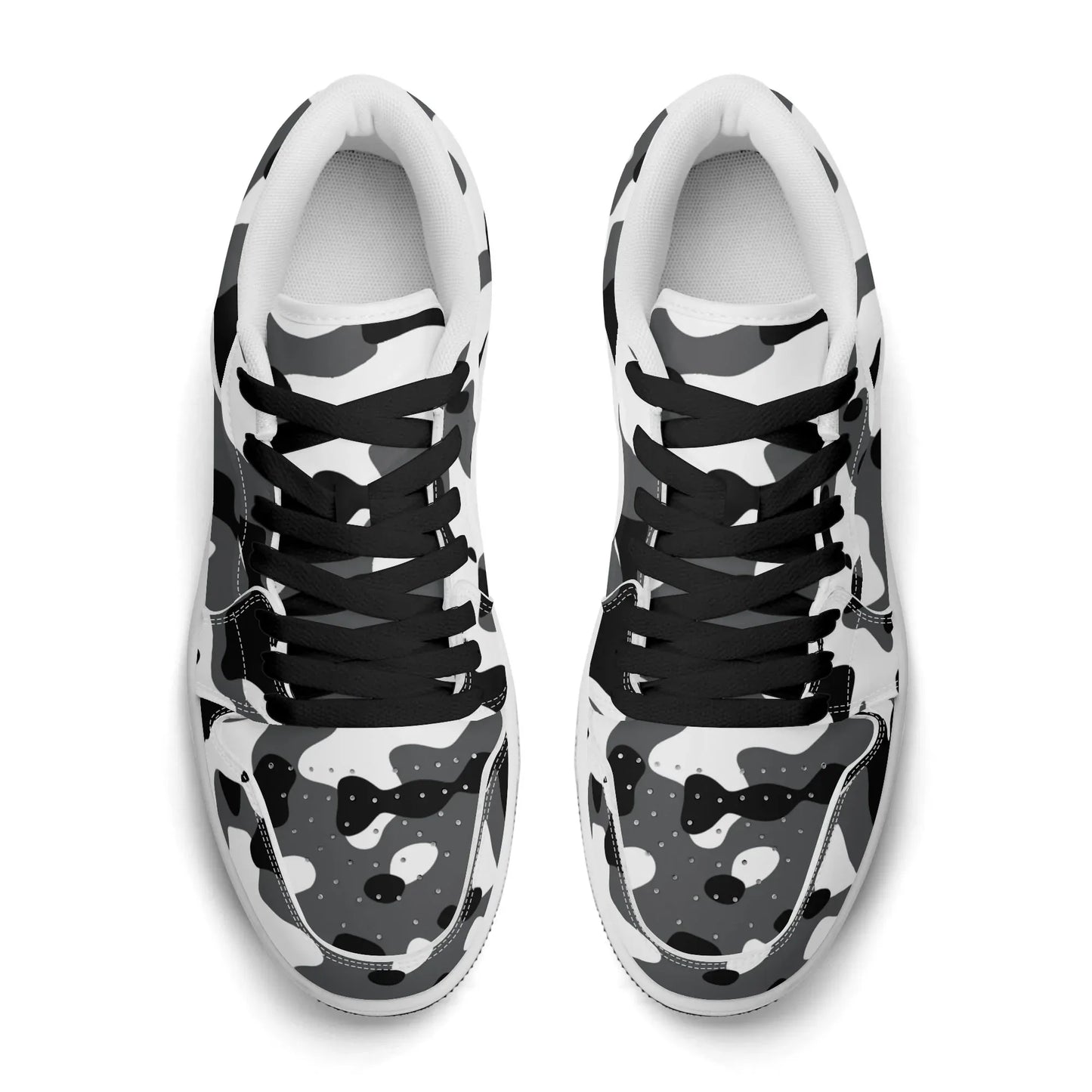 schwarz-grau-weiss-camouflage-low-top-leder-sneaker-fur-herren-sneaker-jlr-design-7 - JLR Design