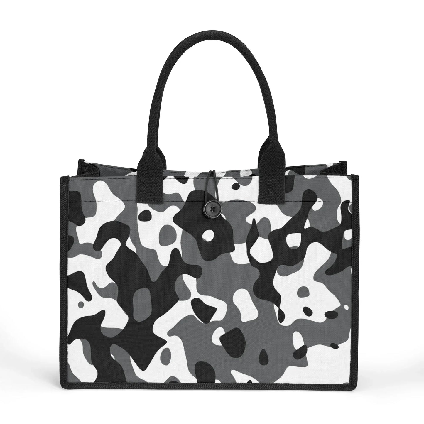schwarz-grau-weiss-camouflage-premium-canvas-shopper-tasche-tragetasche-jlr-design-1 - JLR Design
