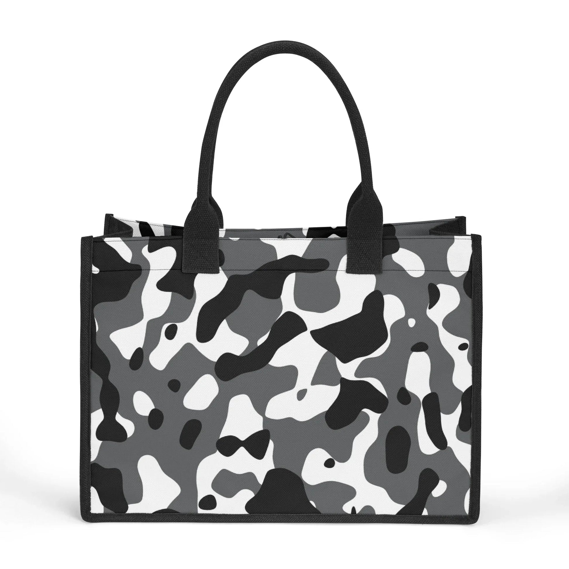 schwarz-grau-weiss-camouflage-premium-canvas-shopper-tasche-tragetasche-jlr-design-2 - JLR Design