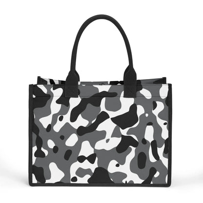 schwarz-grau-weiss-camouflage-premium-canvas-shopper-tasche-tragetasche-jlr-design-2 - JLR Design