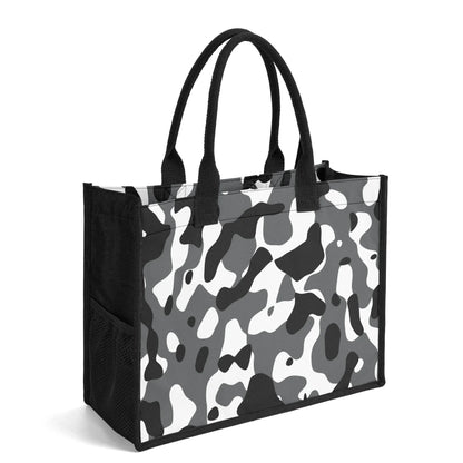 schwarz-grau-weiss-camouflage-premium-canvas-shopper-tasche-tragetasche-jlr-design-4 - JLR Design