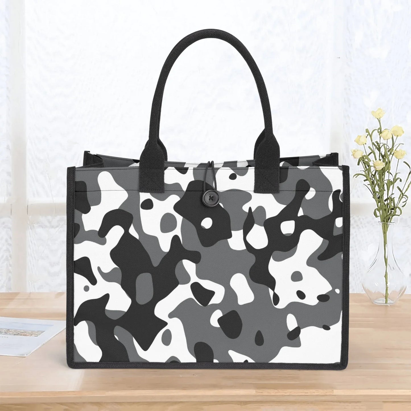 schwarz-grau-weiss-camouflage-premium-canvas-shopper-tasche-tragetasche-jlr-design-5 - JLR Design