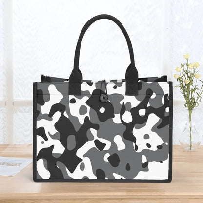 schwarz-grau-weiss-camouflage-premium-canvas-shopper-tasche-tragetasche-jlr-design-5 - JLR Design