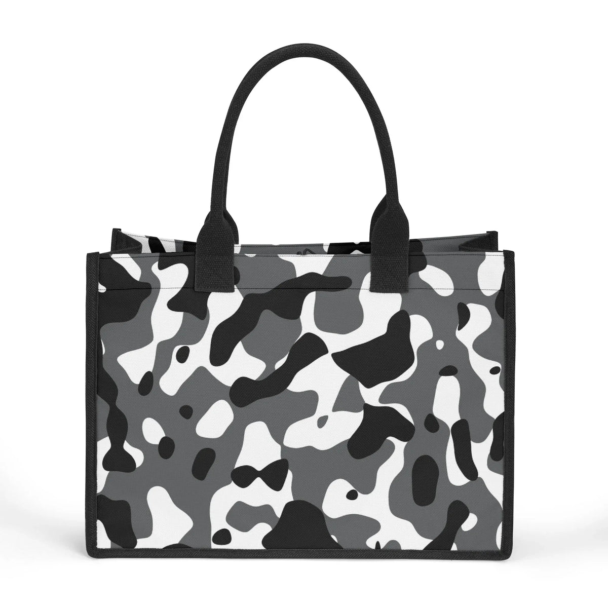 schwarz-grau-weiss-camouflage-premium-canvas-shopper-tasche-tragetasche-jlr-design-jlr-design-de-2 - JLR Design