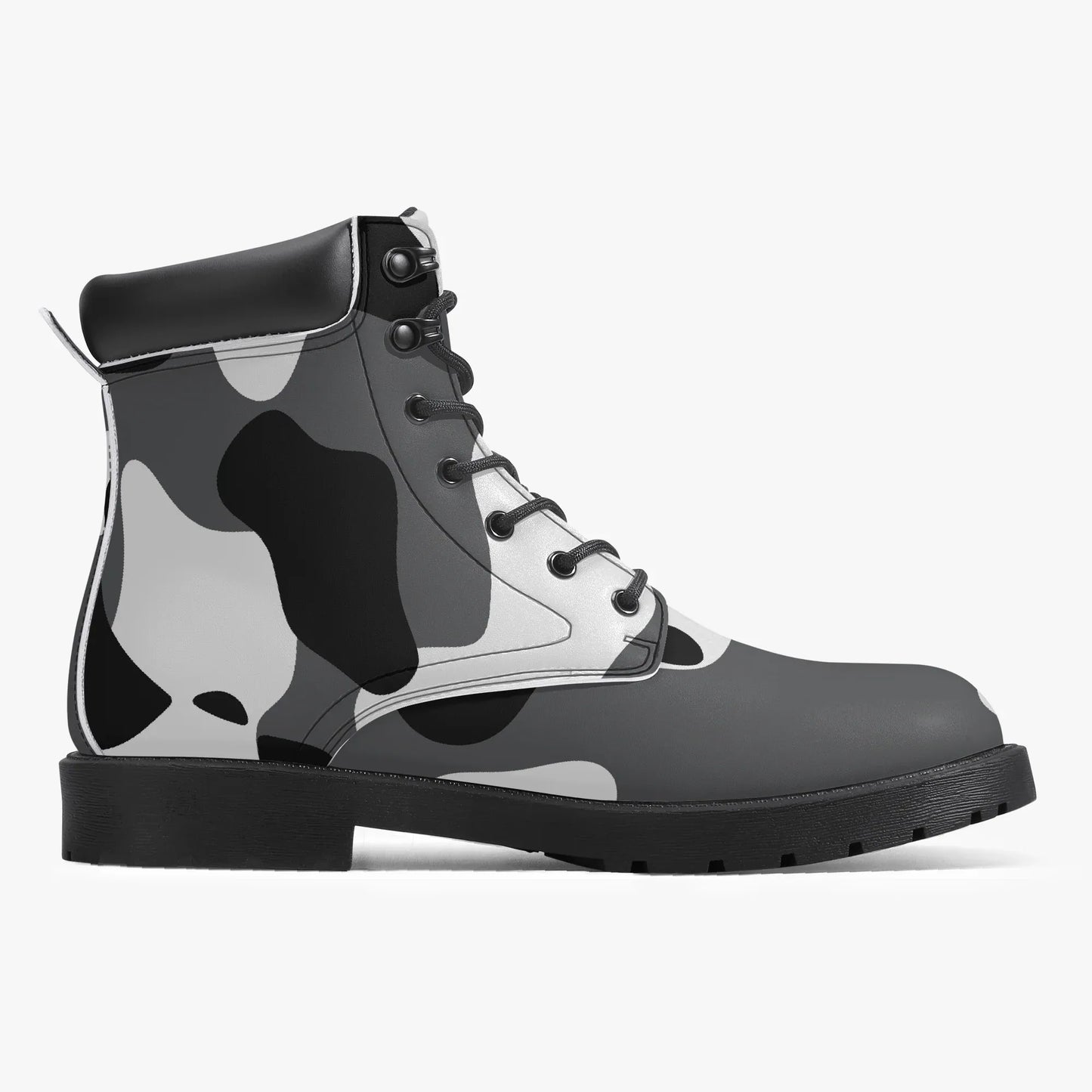 schwarz-weiss-camouflage-leder-boots-or-stylische-und-warme-winterstiefel-boots-jlr-design-11 - JLR Design