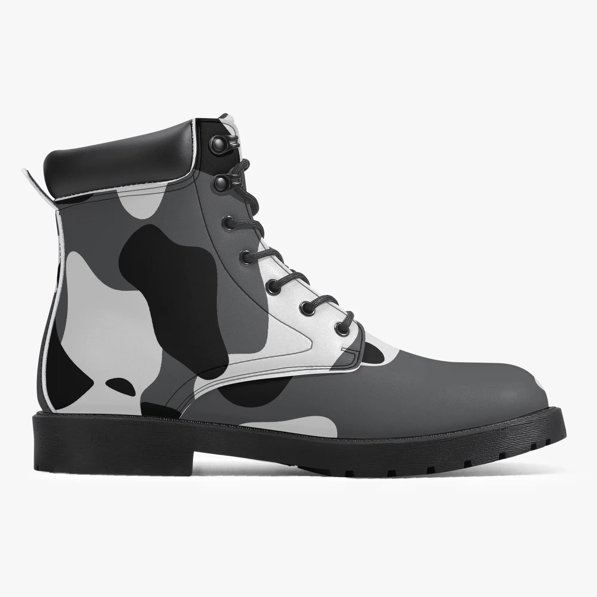 schwarz-weiss-camouflage-leder-boots-or-stylische-und-warme-winterstiefel-boots-jlr-design-11 - JLR Design