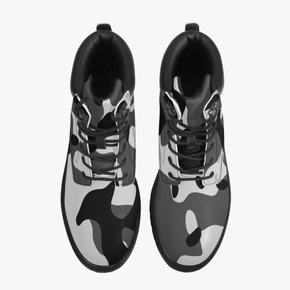 schwarz-weiss-camouflage-leder-boots-or-stylische-und-warme-winterstiefel-boots-jlr-design-4 - JLR Design