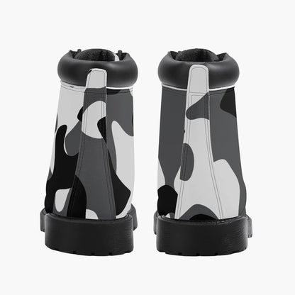 schwarz-weiss-camouflage-leder-boots-or-stylische-und-warme-winterstiefel-boots-jlr-design-9 - JLR Design