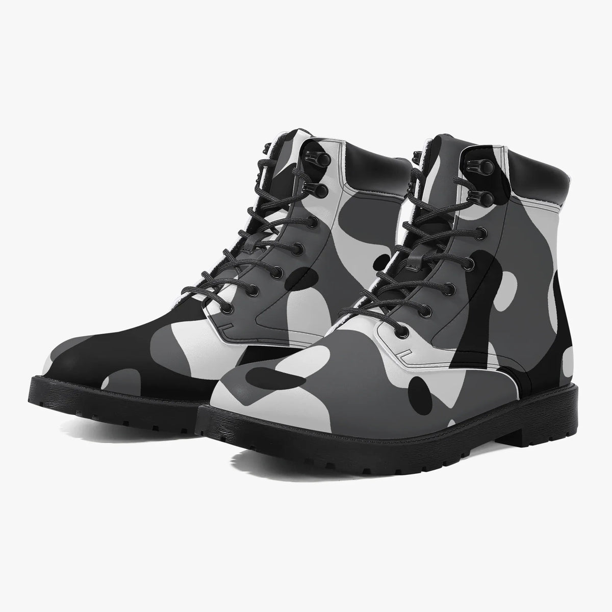 schwarz-weiss-camouflage-leder-boots-or-stylische-und-warme-winterstiefel-boots-jlr-design-jlr-design-de-8 - JLR Design
