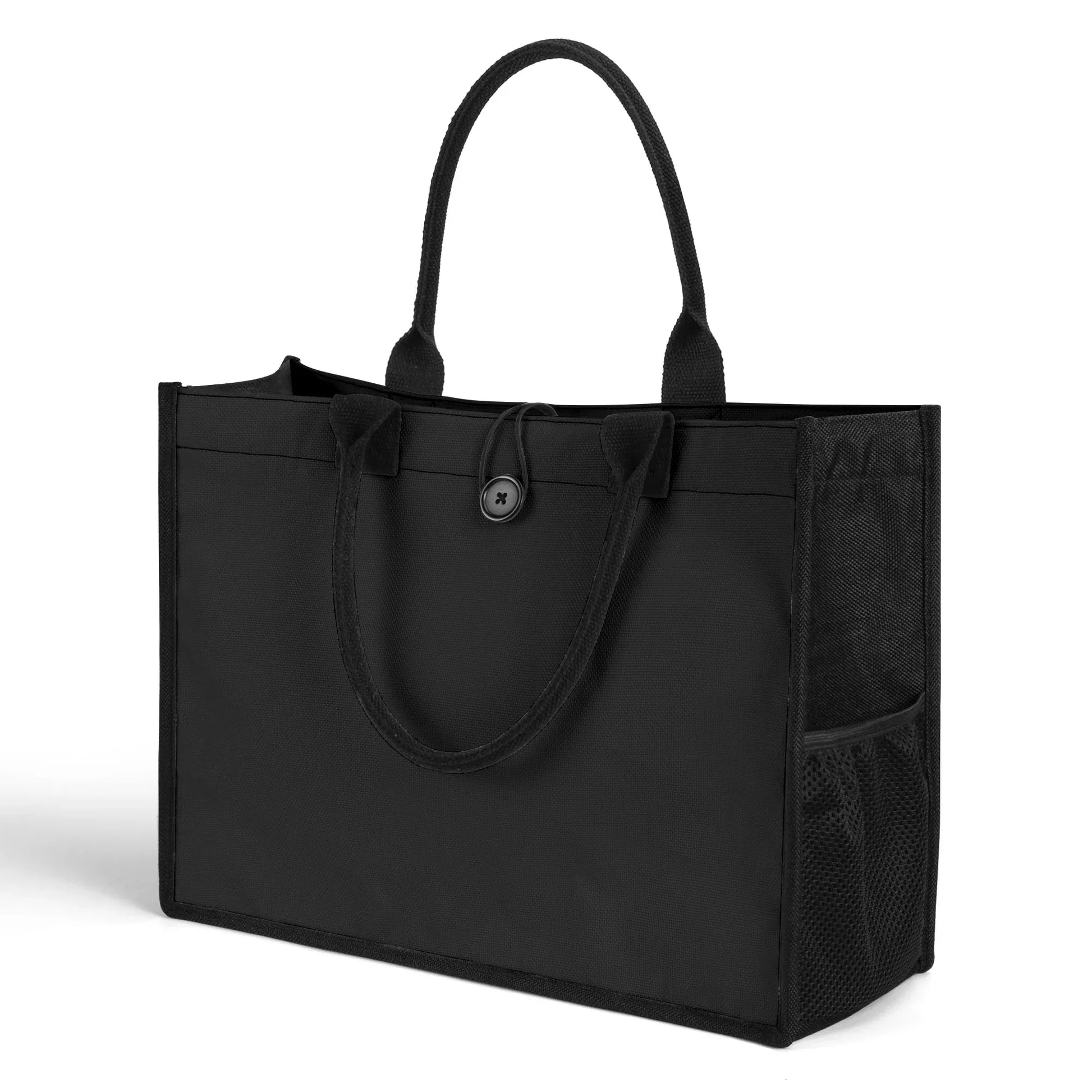 schwarze-canvas-shopper-tasche-einkaufstasche-jlr-design-3 - JLR Design