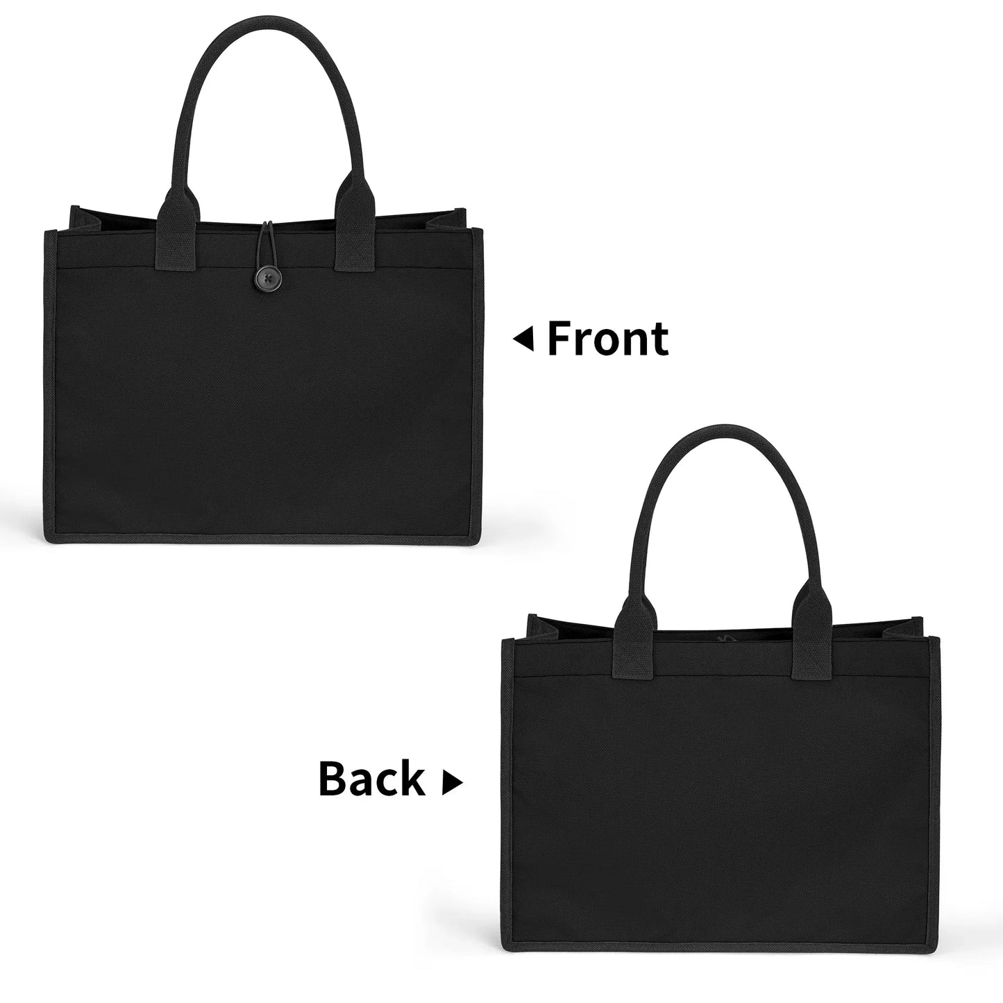 schwarze-canvas-shopper-tasche-einkaufstasche-jlr-design-8 - JLR Design