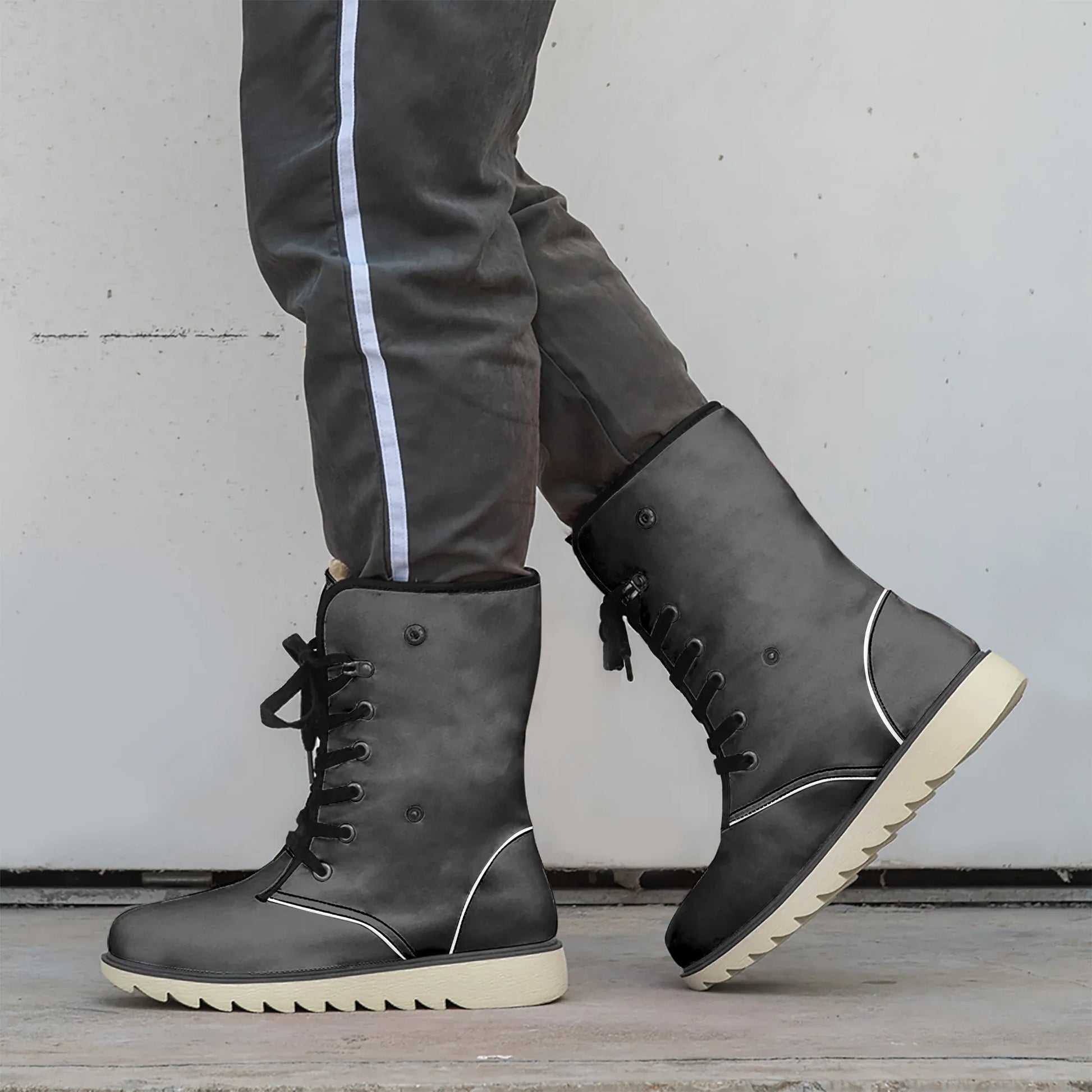 schwarze-chic-boots-mit-pluschfutter-stiefel-jlr-design-2 - JLR Design