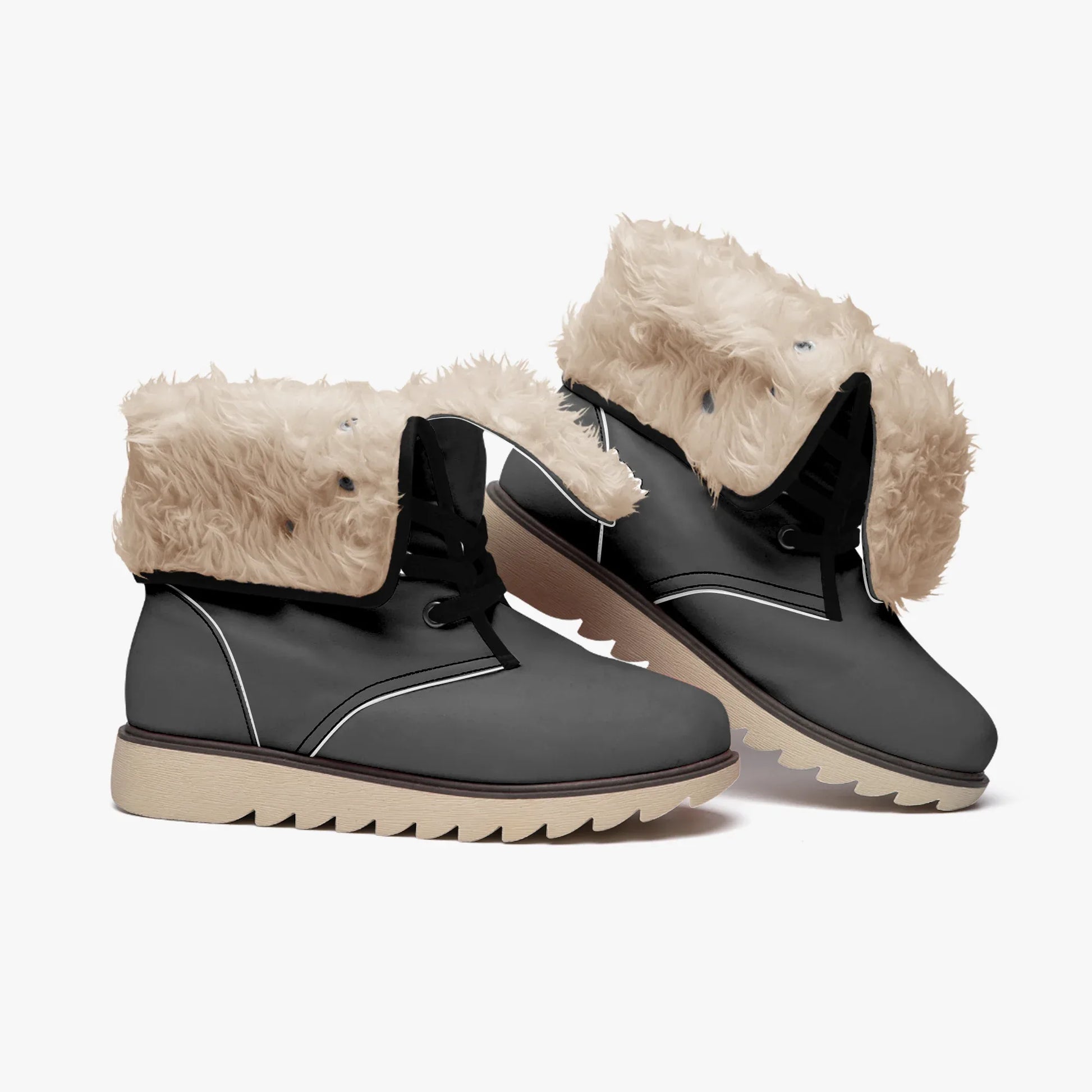 schwarze-chic-boots-mit-pluschfutter-stiefel-jlr-design-4 - JLR Design