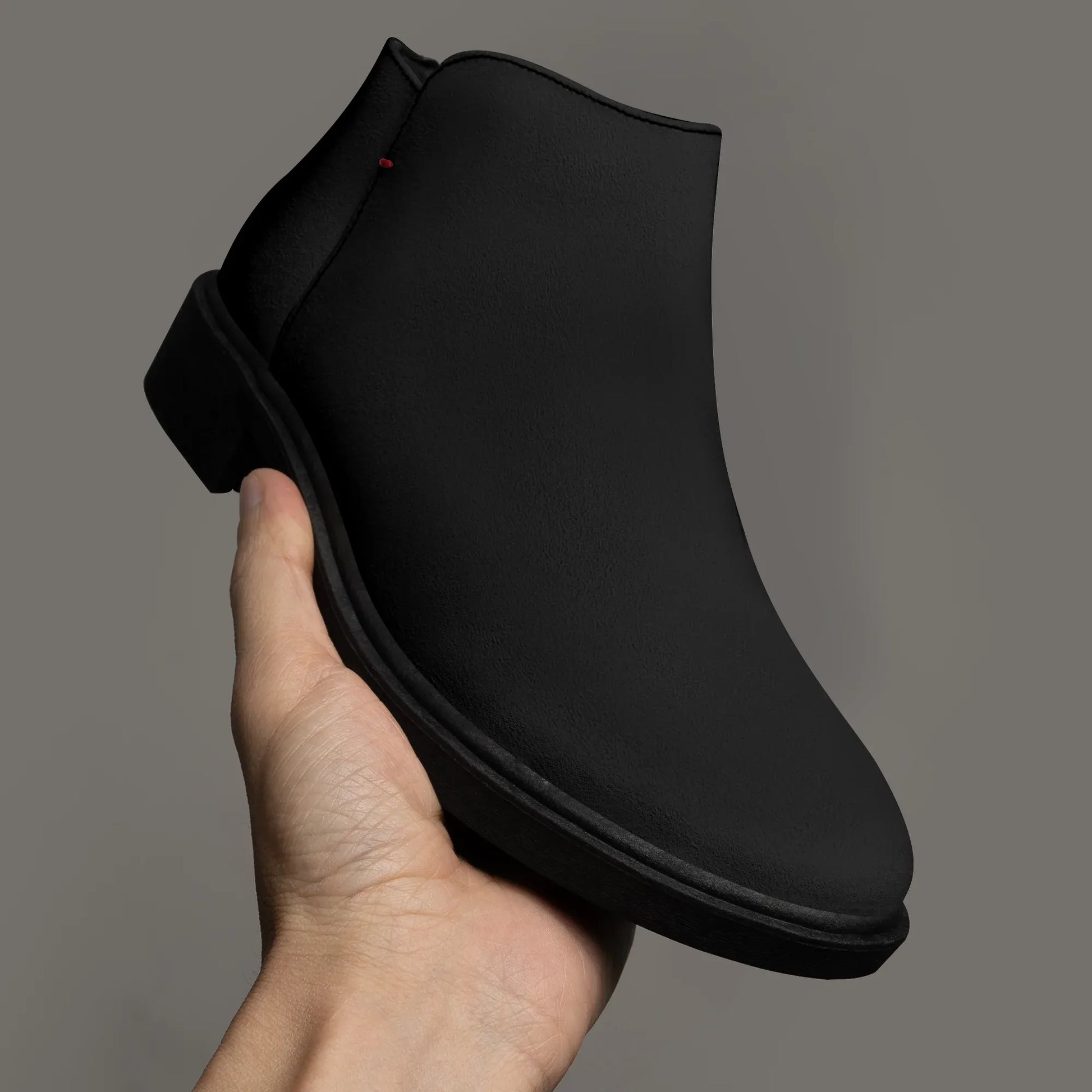schwarze-elegante-reissverschluss-stiefeletten-stiefeletten-jlr-design-3 - JLR Design