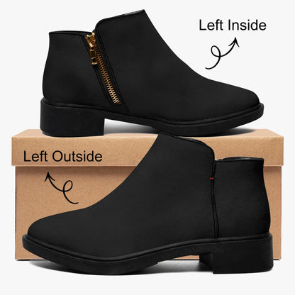 schwarze-elegante-reissverschluss-stiefeletten-stiefeletten-jlr-design-4 - JLR Design
