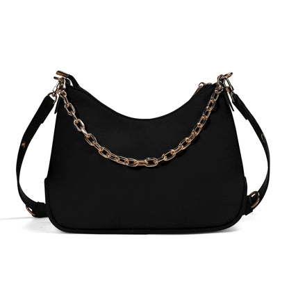 schwarze-elegante-umhangetasche-mit-kette-umhangetasche-jlr-design-1 - JLR Design