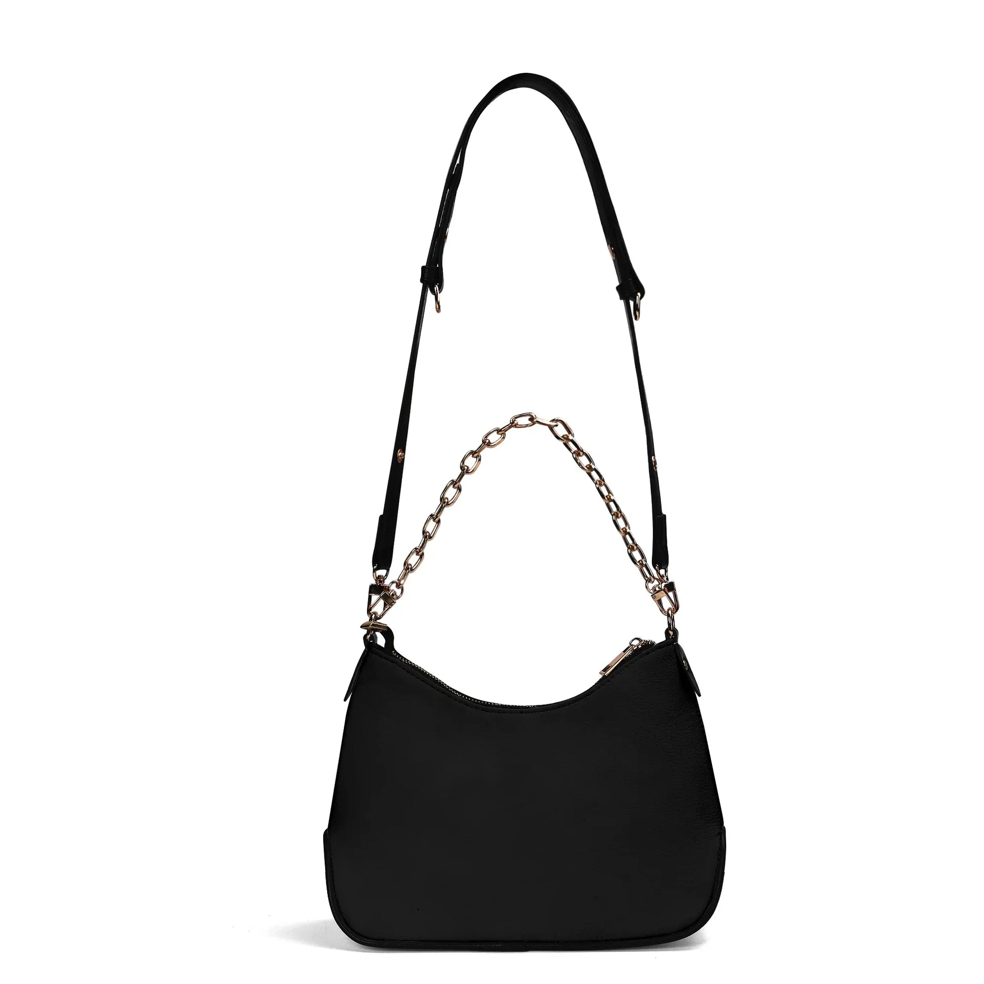 schwarze-elegante-umhangetasche-mit-kette-umhangetasche-jlr-design-5 - JLR Design