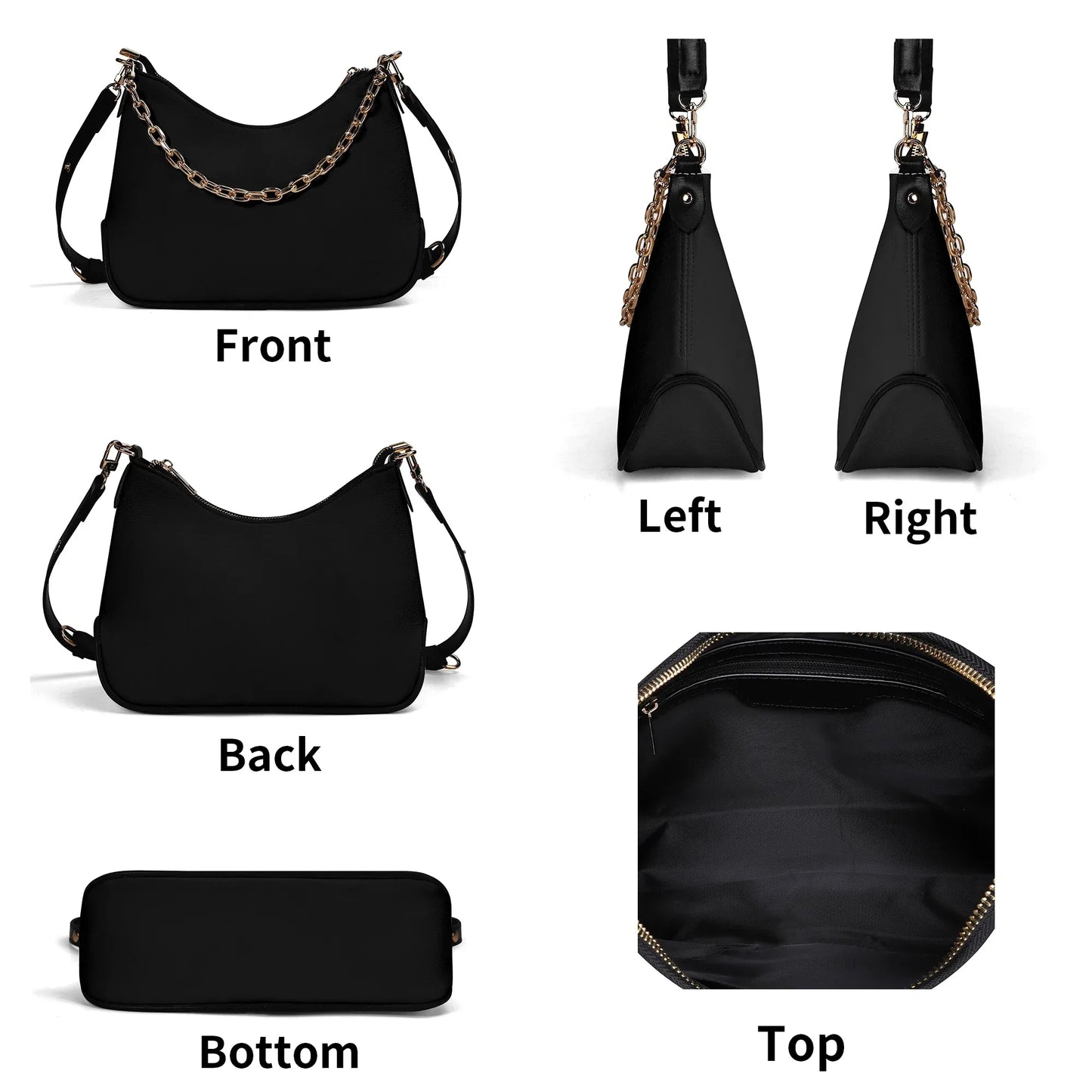schwarze-elegante-umhangetasche-mit-kette-umhangetasche-jlr-design-6 - JLR Design
