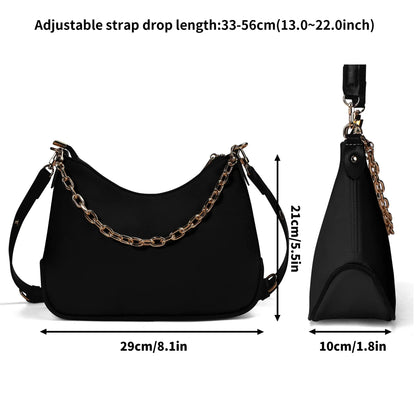schwarze-elegante-umhangetasche-mit-kette-umhangetasche-jlr-design-7 - JLR Design