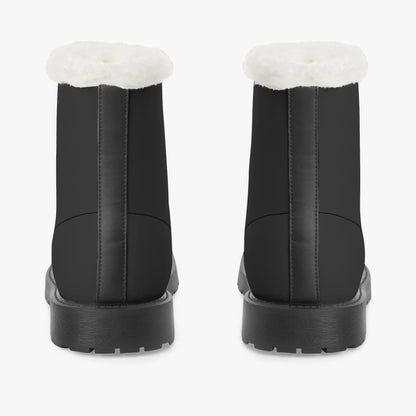 schwarze-faux-fur-leder-boots-boots-jlr-design-6 - JLR Design