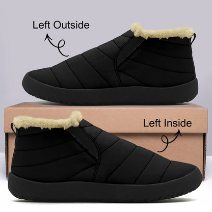 schwarze-faux-fur-slipper-slipper-jlr-design-1 - JLR Design