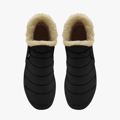 schwarze-faux-fur-slipper-slipper-jlr-design-5 - JLR Design