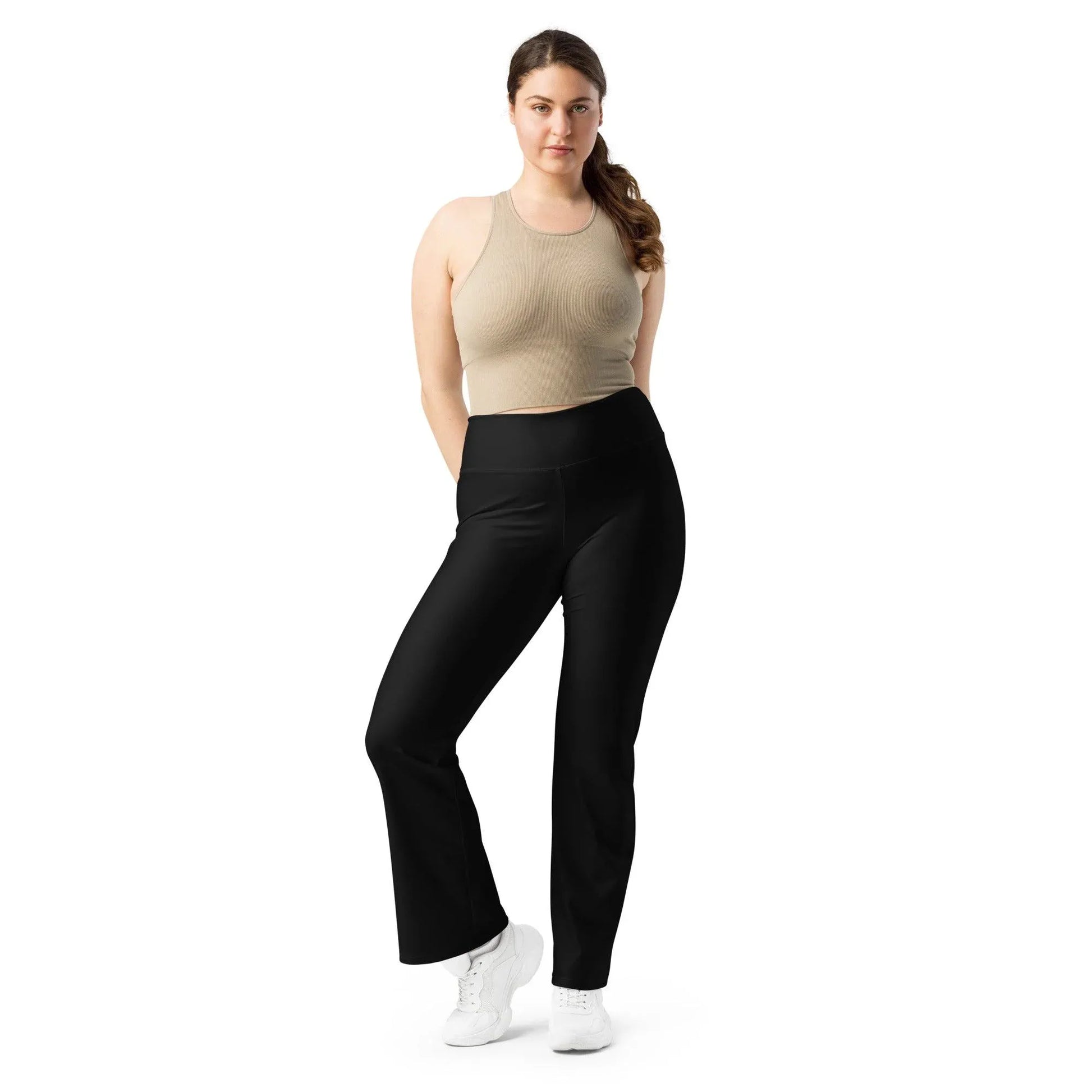schwarze-high-waist-flare-leggings-flare-leggings-jlr-design-4 - JLR Design