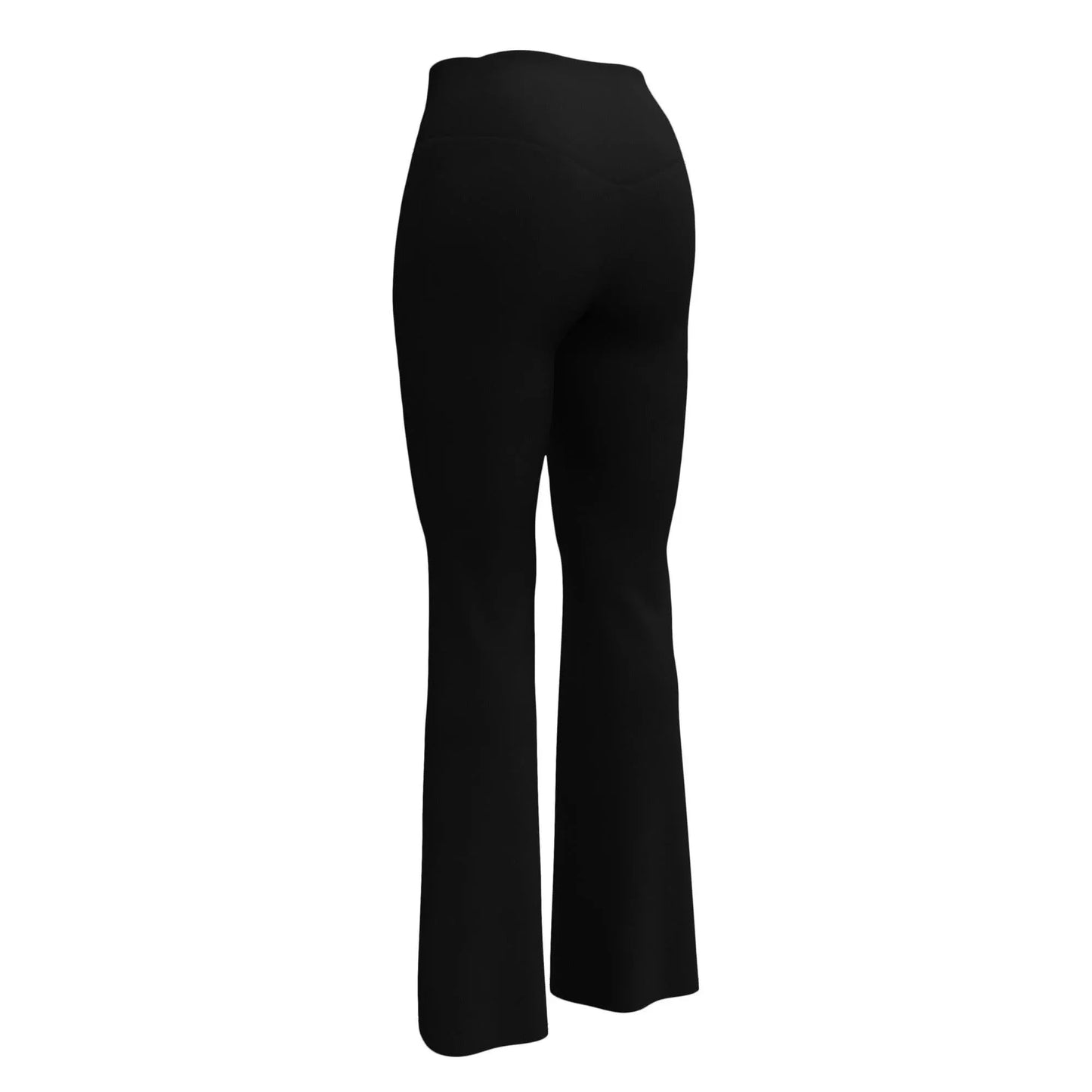 schwarze-high-waist-flare-leggings-flare-leggings-jlr-design-7 - JLR Design