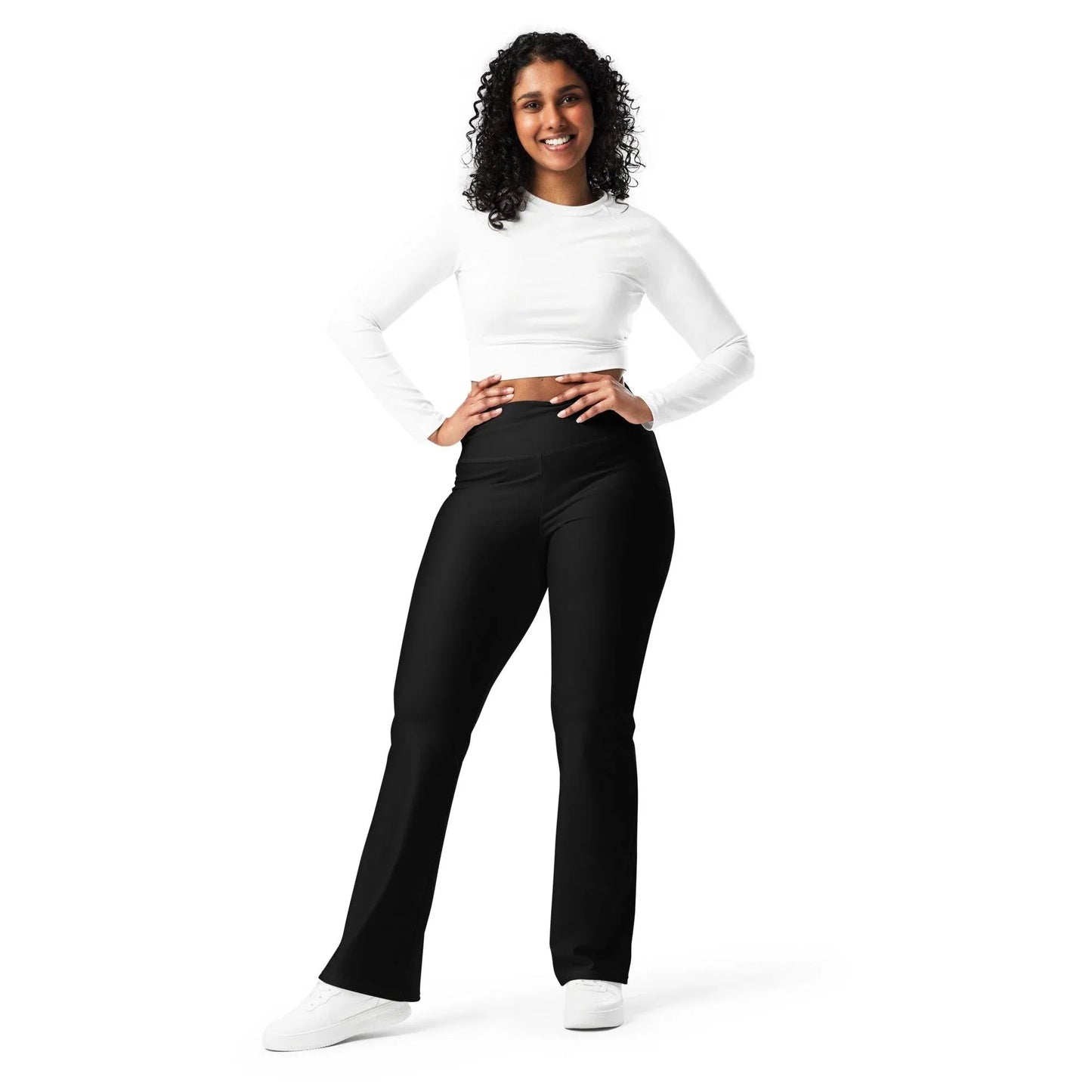 schwarze-high-waist-flare-leggings-flare-leggings-jlr-design-8 - JLR Design