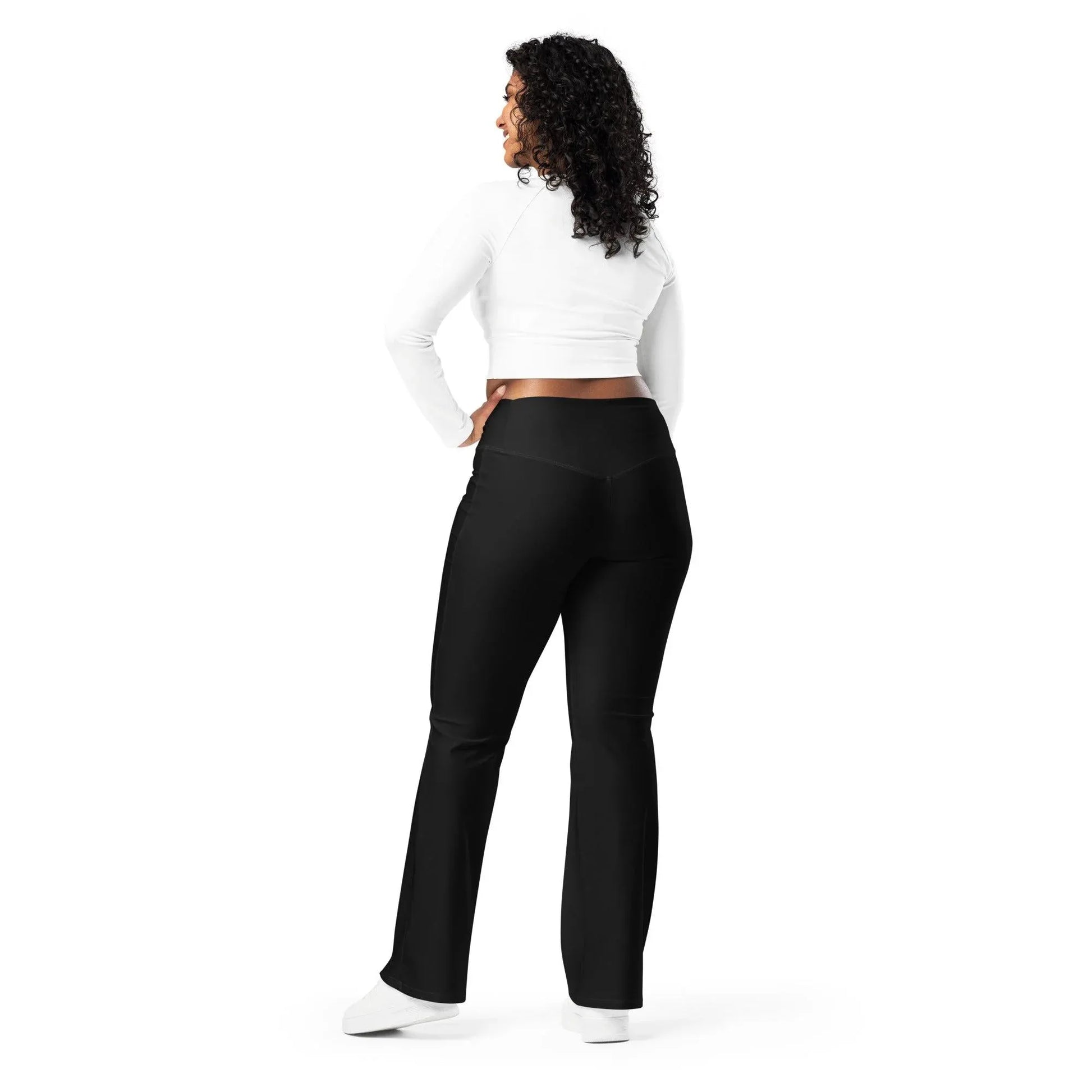 schwarze-high-waist-flare-leggings-flare-leggings-jlr-design-9 - JLR Design