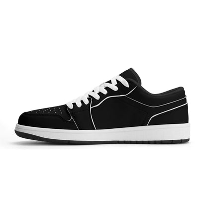 schwarze-low-top-leder-sneaker-fur-damen-sneaker-jlr-design-11 - JLR Design