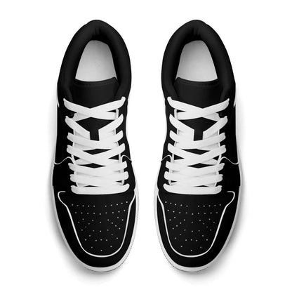 schwarze-low-top-leder-sneaker-fur-damen-sneaker-jlr-design-14 - JLR Design
