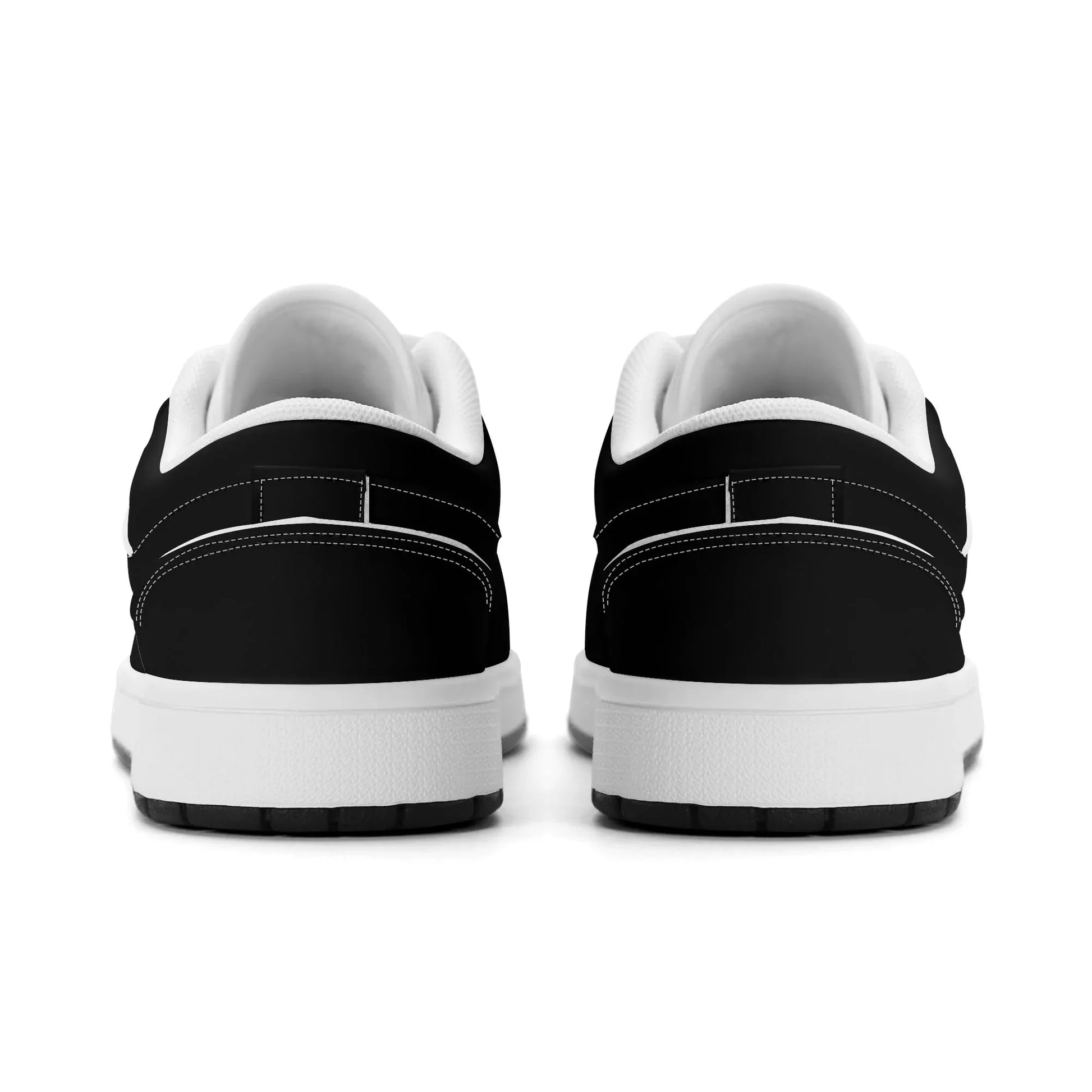 schwarze-low-top-leder-sneaker-fur-damen-sneaker-jlr-design-6 - JLR Design
