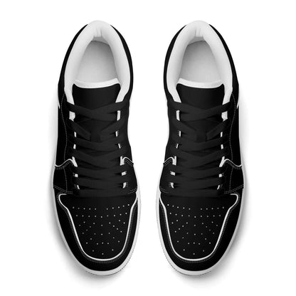 schwarze-low-top-leder-sneaker-fur-damen-sneaker-jlr-design-7 - JLR Design