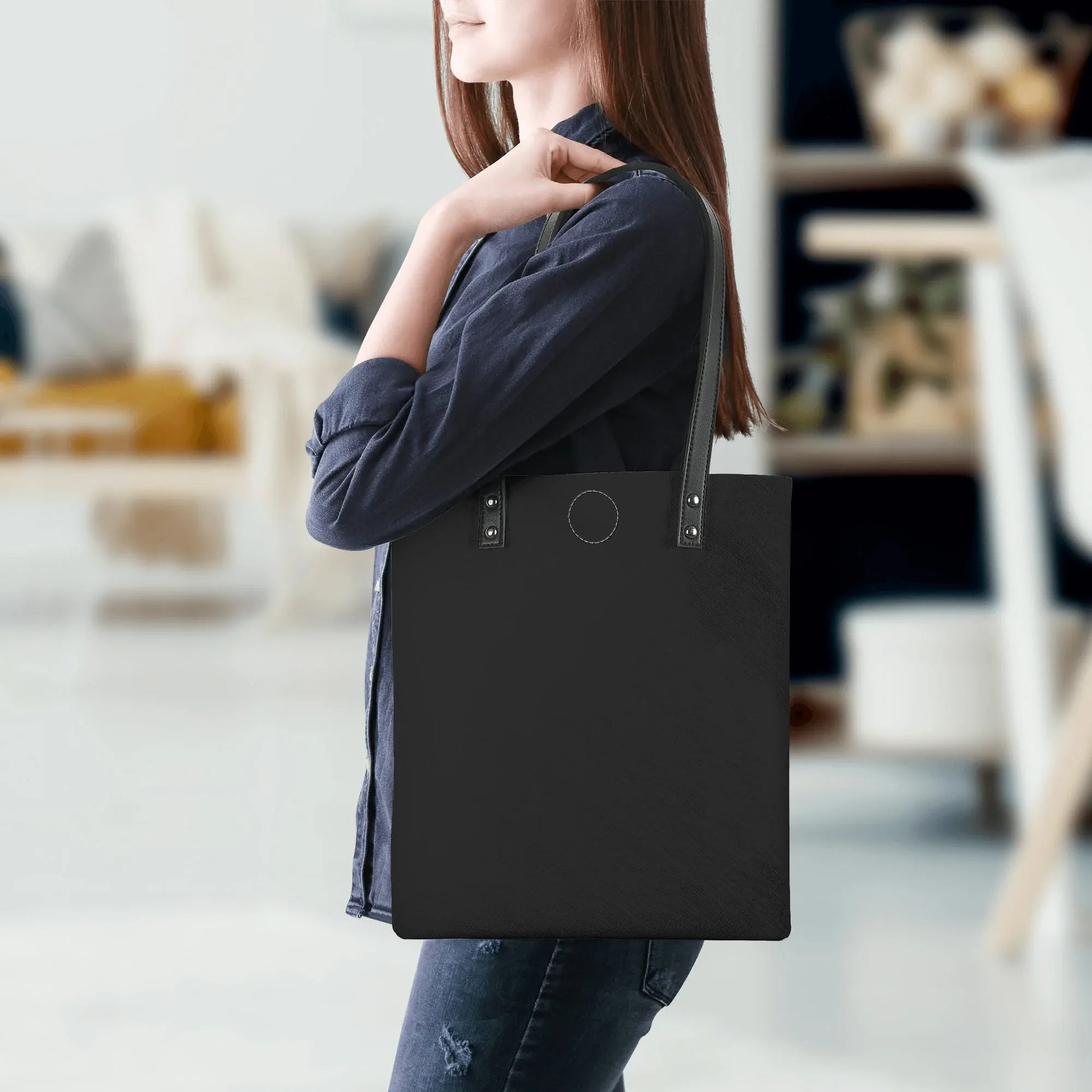 schwarze-pu-leder-handtasche-handtasche-jlr-design-5 - JLR Design