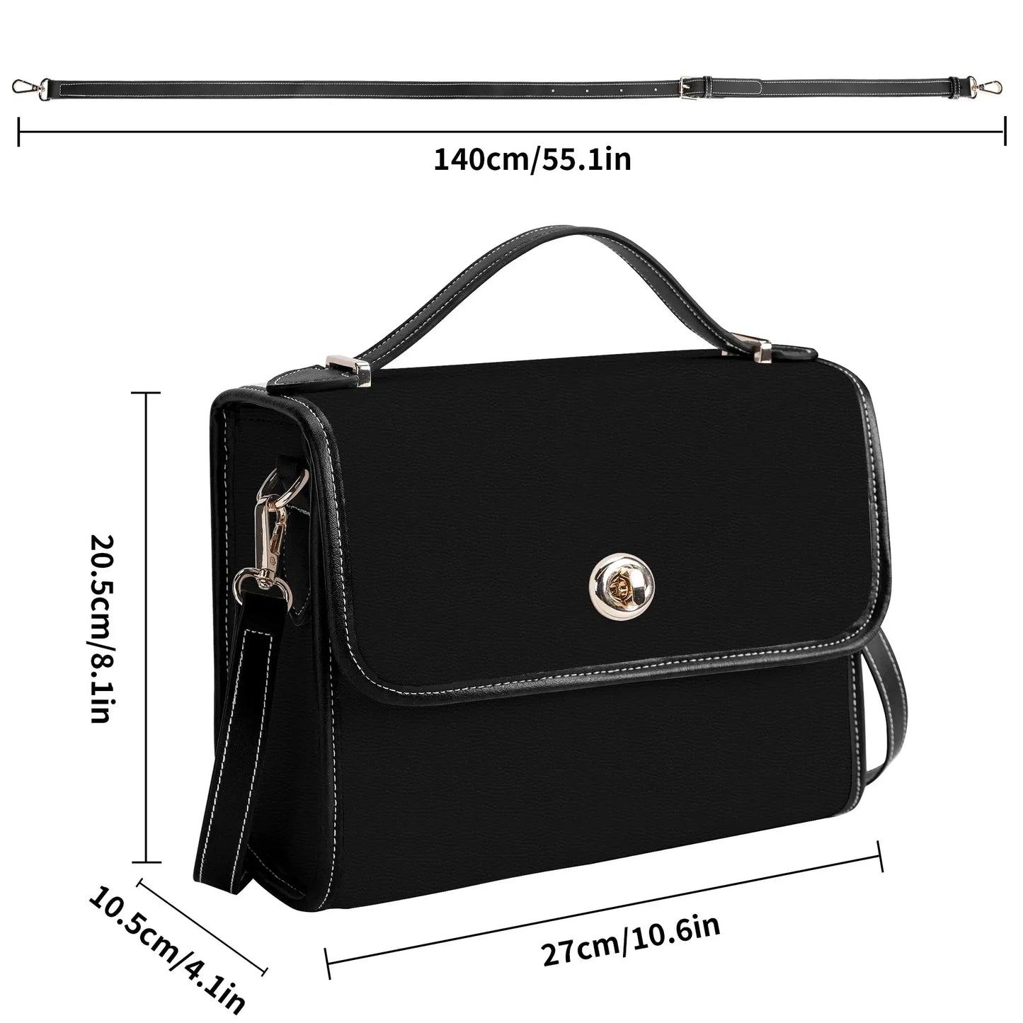 schwarze-satchel-bag-umhangetasche-umhangetasche-jlr-design-8 - JLR Design