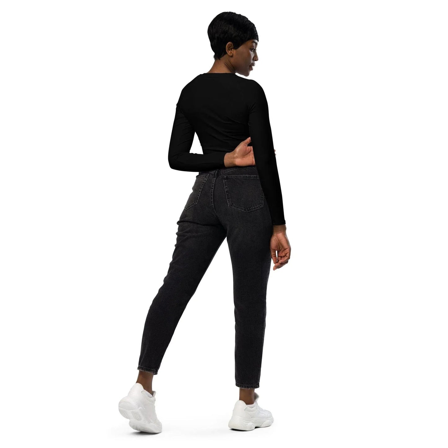 schwarzes-long-sleeve-damen-crop-top-long-sleeve-crop-top-jlr-design-4 - JLR Design
