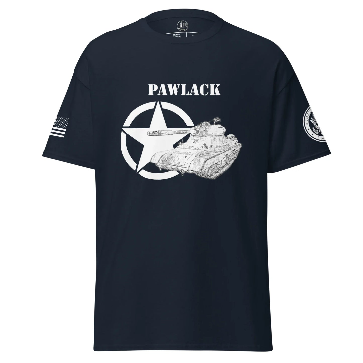 schwerer-amerikanischer-panzer-pawlack-t-shirt-sw-t-shirt-jlr-design-4 - JLR Design