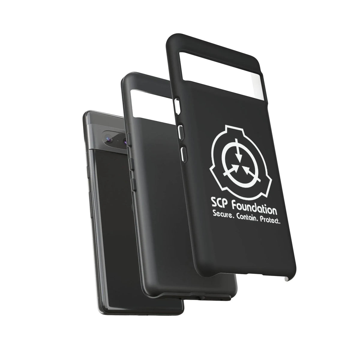 scp-foundation-schwarz-handyhulle-google-pixel-2-3-4-5-6-7-8-9-a-xl-pro-5g-phone-case-jlr-design-jlr-design-de-10 - JLR Design