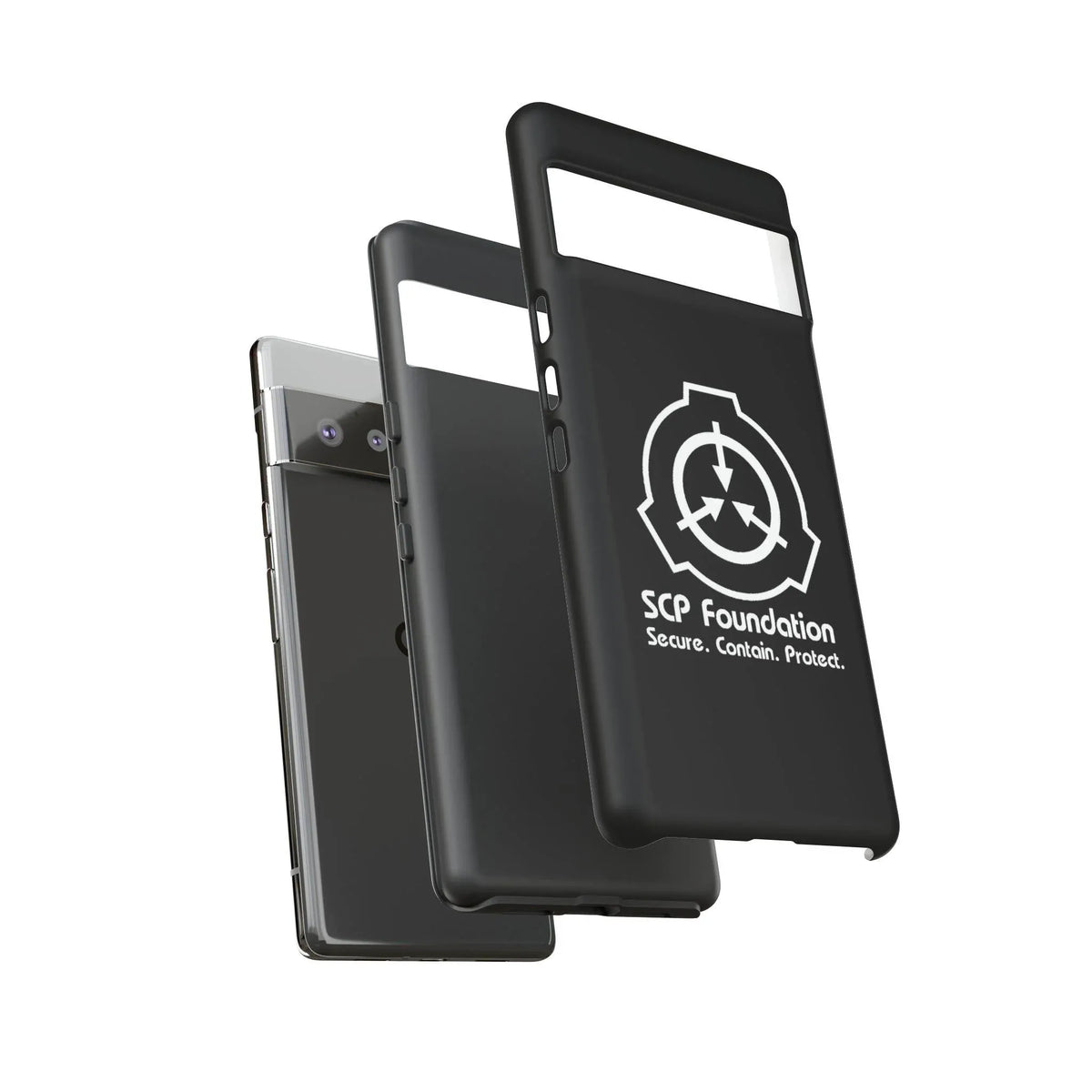 scp-foundation-schwarz-handyhulle-google-pixel-2-3-4-5-6-7-8-9-a-xl-pro-5g-phone-case-jlr-design-jlr-design-de-16 - JLR Design