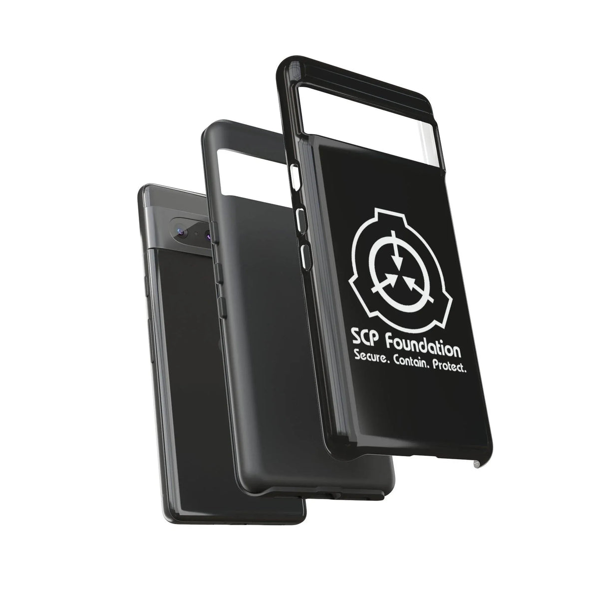 scp-foundation-schwarz-handyhulle-google-pixel-2-3-4-5-6-7-8-9-a-xl-pro-5g-phone-case-jlr-design-jlr-design-de-7 - JLR Design
