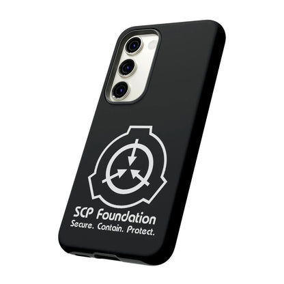 scp-foundation-schwarz-samsung-galaxy-cover-s21-s22-s23-s24-s25-plus-pro-ultra-phone-case-jlr-design-3 - JLR Design