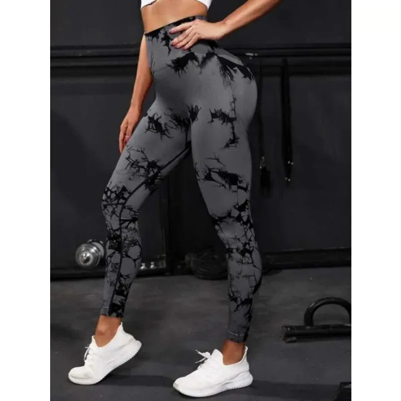 seamless-high-waist-leggings-fur-damen-tie-dye-figur-formend-elastisch-fur-fitness-yoga-and-laufen-yoga-leggings-jlr-design-1 - JLR Design