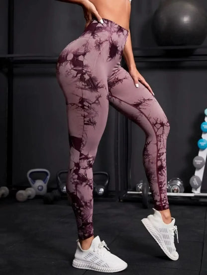 seamless-high-waist-leggings-fur-damen-tie-dye-figur-formend-elastisch-fur-fitness-yoga-and-laufen-yoga-leggings-jlr-design-10 - JLR Design