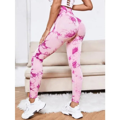seamless-high-waist-leggings-fur-damen-tie-dye-figur-formend-elastisch-fur-fitness-yoga-and-laufen-yoga-leggings-jlr-design-5 - JLR Design