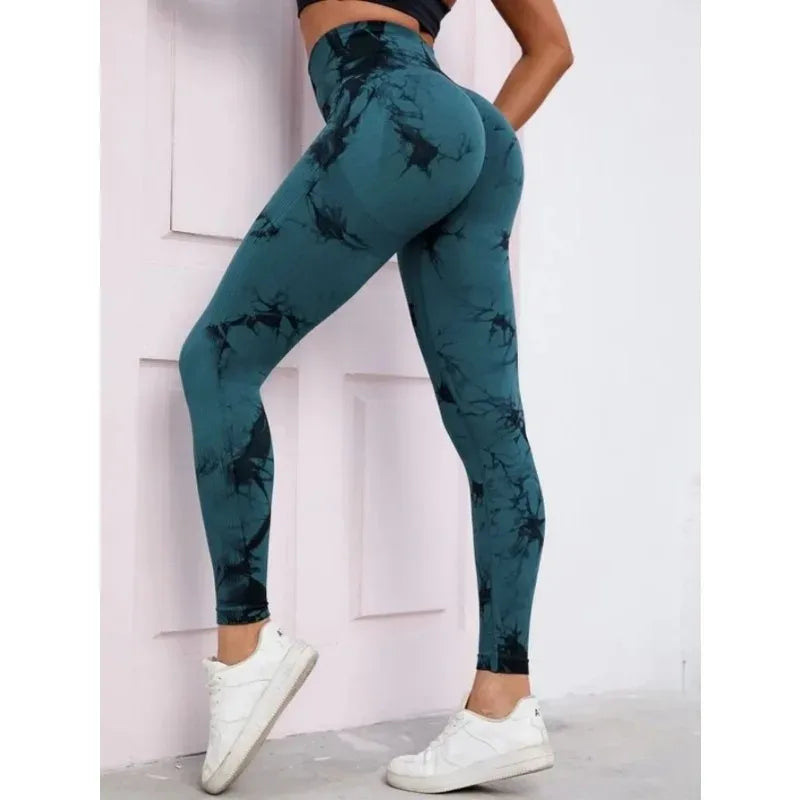seamless-high-waist-leggings-fur-damen-tie-dye-figur-formend-elastisch-fur-fitness-yoga-and-laufen-yoga-leggings-jlr-design-6 - JLR Design